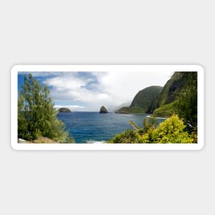 Kalaupapa Panorama 2 Sticker